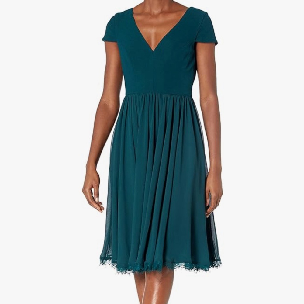 Elegant Dress by Dress the Population in Green/Pine